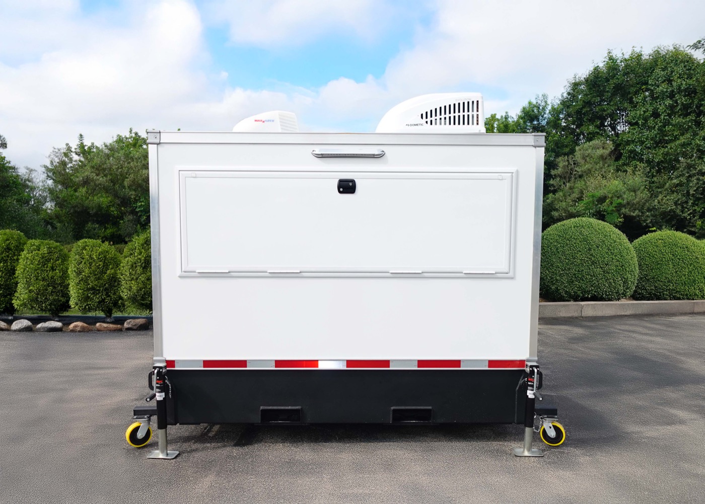 Signature Series water station trailer parked and ready, the unit used for Sunnyvale municipal and emergency staging