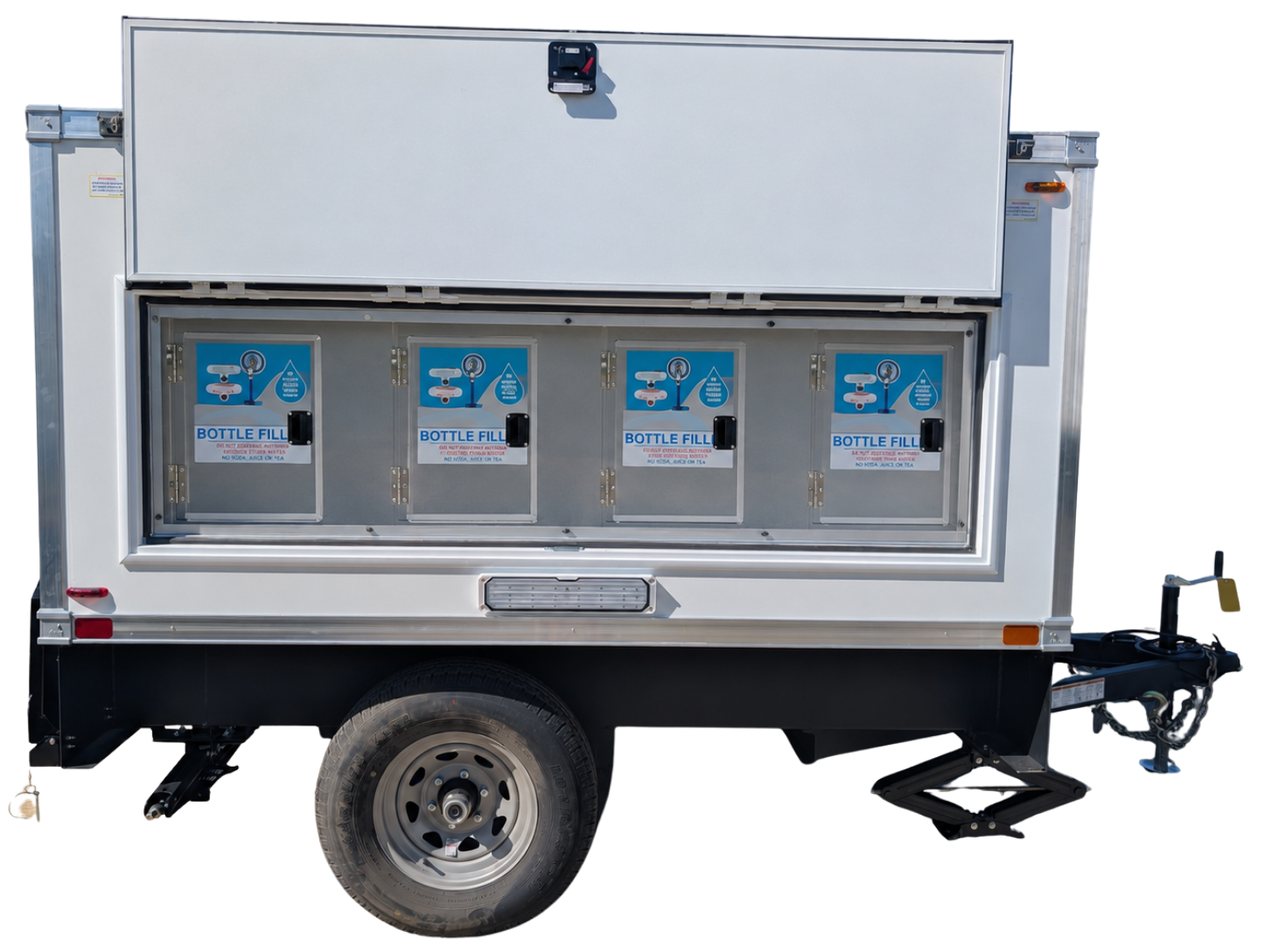 Signature Series road-towable water station trailer for Phoenix construction and event hydration
