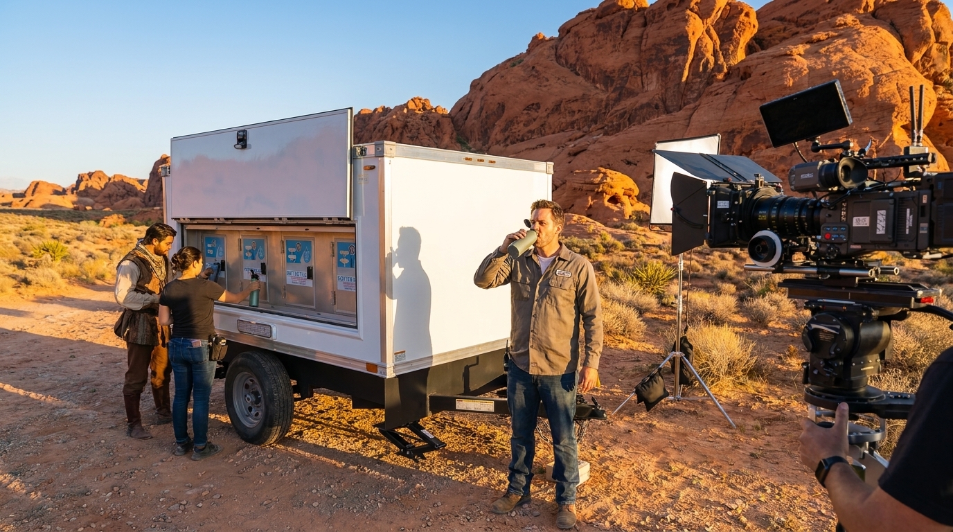 Mobile water station trailer ready for delivery